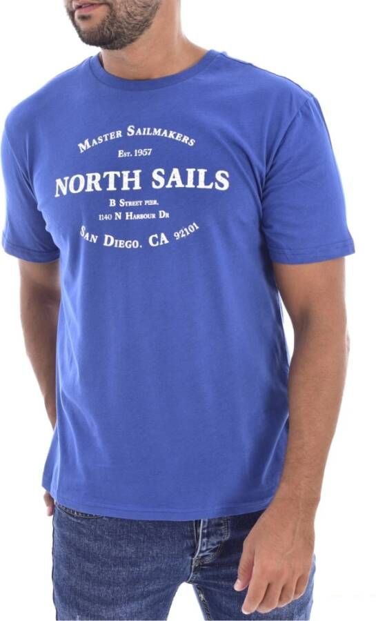 North Sails T-Shirt Blauw Heren