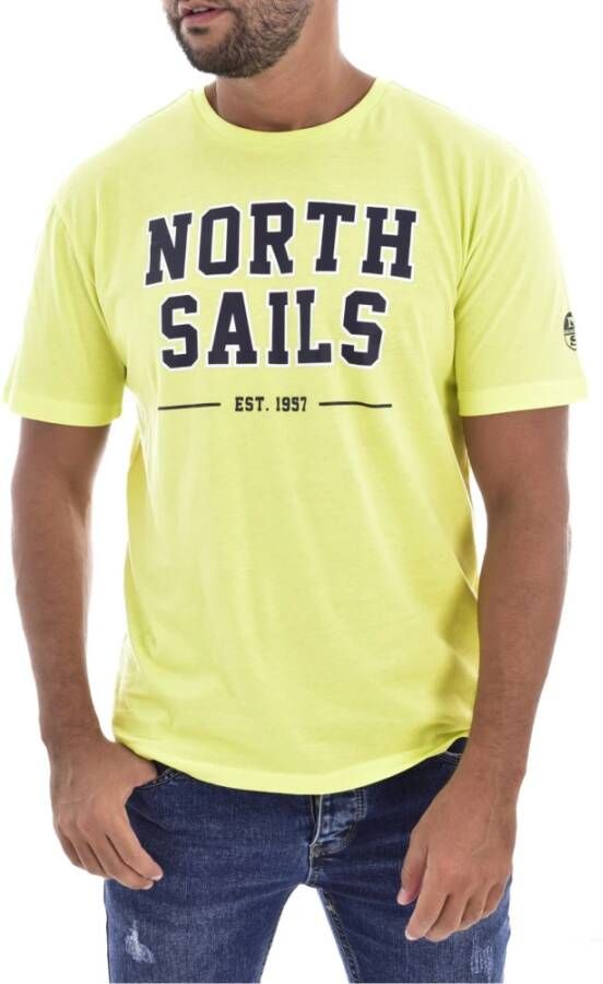 North Sails T-Shirt Yellow Heren