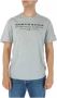 North Sails Grijze Katoenen T-shirt Korte Mouwen Ronde Hals Gray Heren - Thumbnail 1