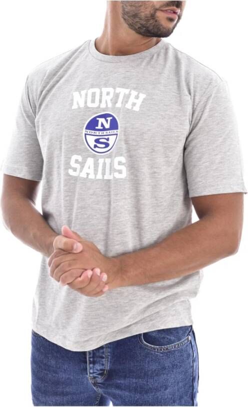 North Sails t-shirt Grijs Heren