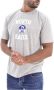 North Sails Heren T-shirt in effen kleur met voorprint Gray Heren - Thumbnail 3