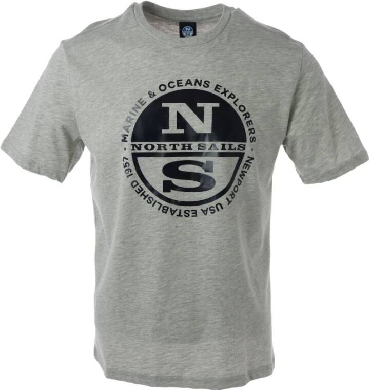 North Sails T-Shirt Grijs Heren