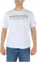 North Sails Solide Katoenen Logo T-Shirt White Heren - Thumbnail 1