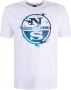 North Sails Heren Wit Print T-shirt White Heren - Thumbnail 1