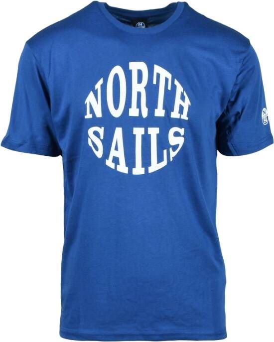 North Sails T-Shirts Blauw Heren