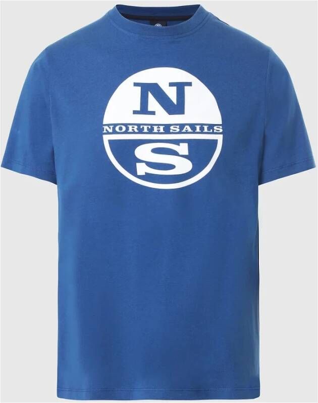 North Sails T-Shirts Blauw Heren