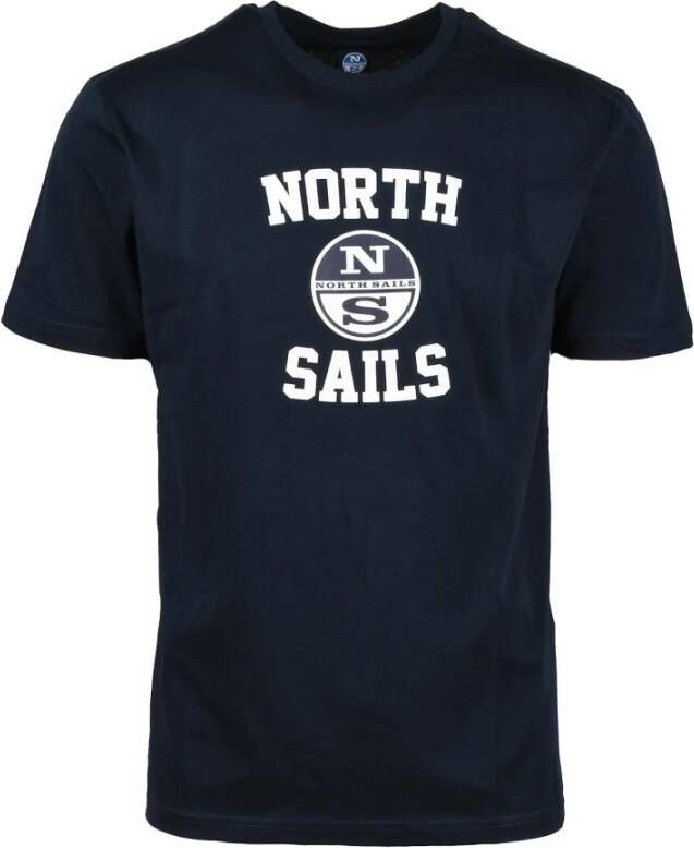 North Sails T-Shirts Blauw Heren