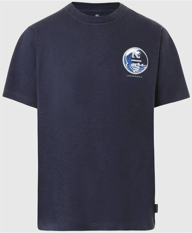 North Sails T-Shirts Blauw Heren