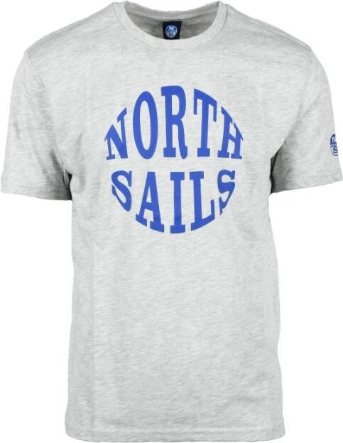 North Sails T-Shirts Grijs Heren