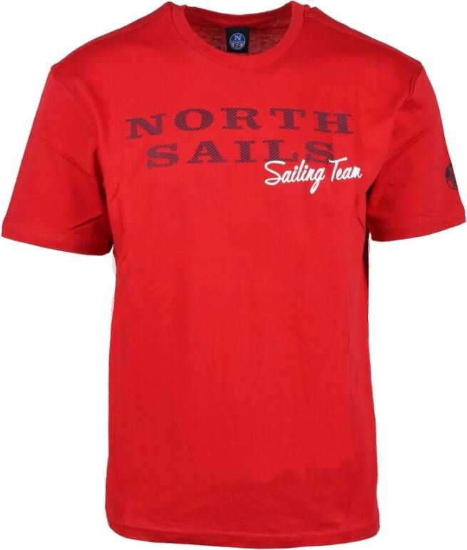 North Sails T-Shirts Rood Heren