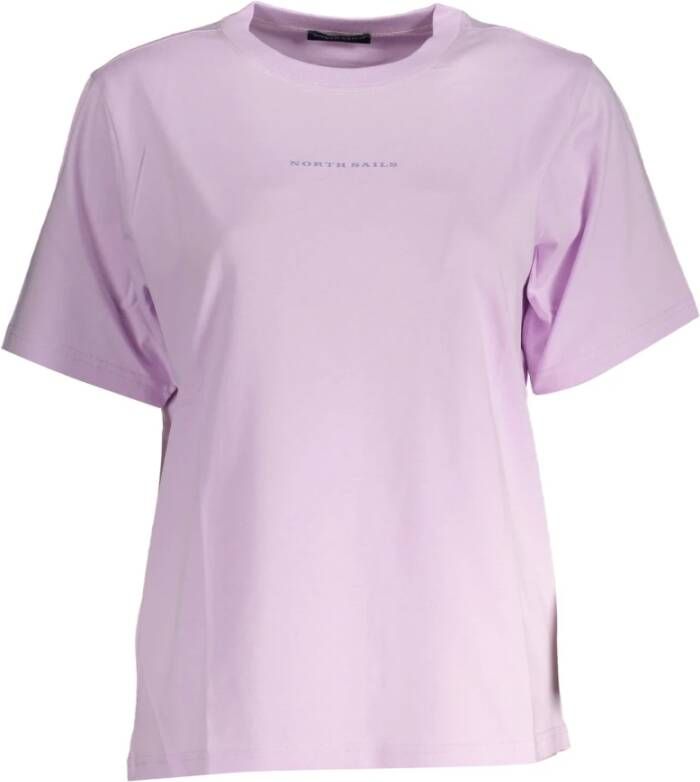 North Sails Chique Roze Bio Katoenen T-shirt Pink Dames
