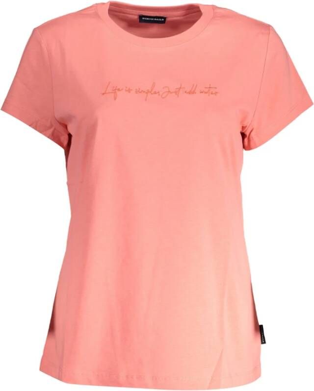 North Sails Pink Cotton Tops & T-Shirt Roze Dames