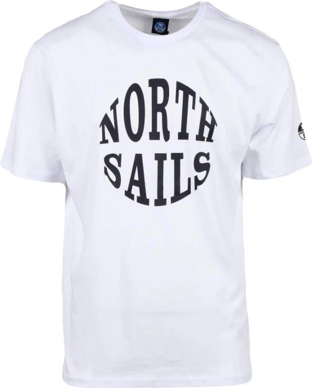 North Sails T-Shirts Wit Heren