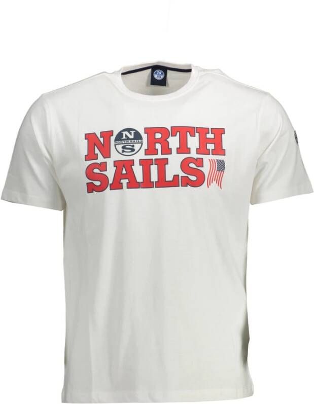 North Sails T-Shirts Wit Heren