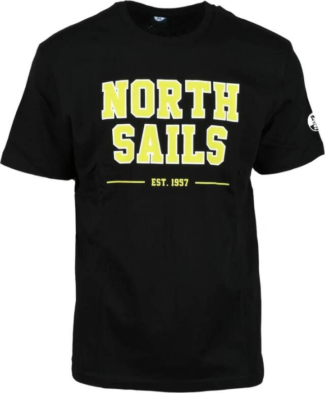 North Sails T-Shirts Zwart Heren