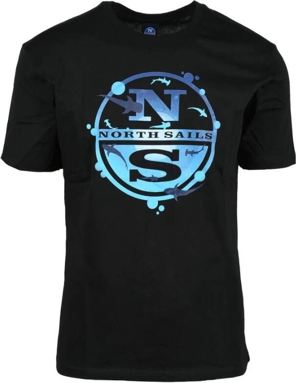 North Sails T-Shirts Zwart Heren