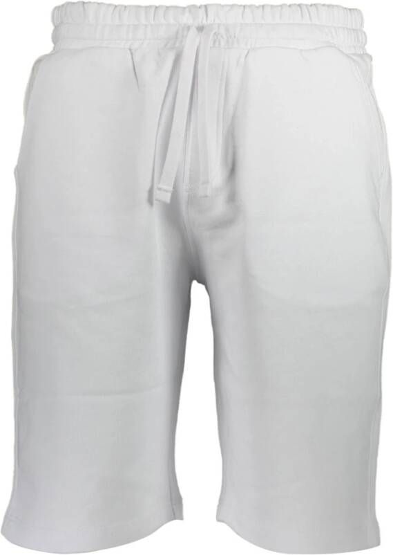 North Sails Sportieve witte herenshorts met elastische taille White Heren