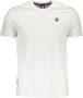 North Sails Wit Logo Detail Ronde Hals T-Shirt White Heren - Thumbnail 1