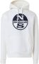 North Sails Witte Katoenen Hoodie met Groot Logo White Heren - Thumbnail 1