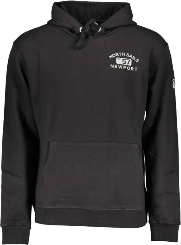 North Sails Zwarte herenhoodie Zwart Heren