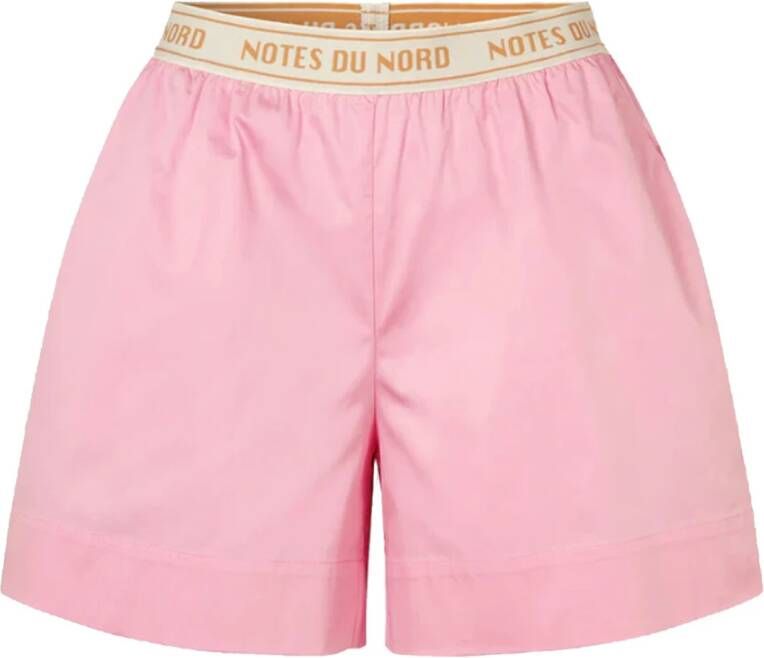 Notes Du Nord Casual Shorts Roze Dames