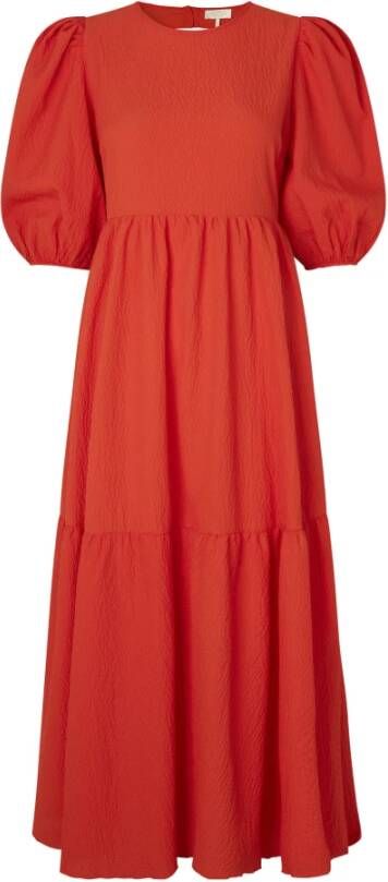 NOTES DU NORD Dames Jurken Carrie Dress Koraal - Foto 5