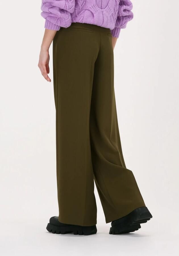 Notes Du Nord Oliana Pants Dark Olive Dames Broeken Green Dames - Foto 3