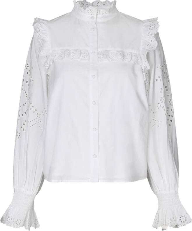 Notes Du Nord Broderie blouse Gillian wit