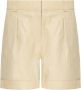 NOTES DU NORD Dames Broeken Georgina Leather Shorts Creme - Thumbnail 2
