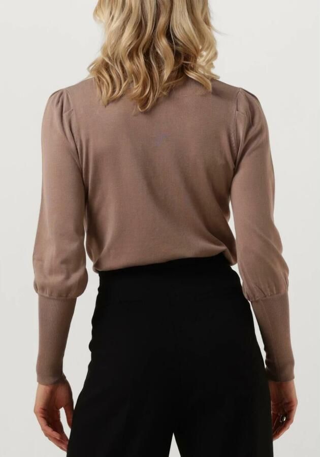 Notre-v Basic Knit Blouse Dames Truien & Vesten Brown Dames - Foto 2