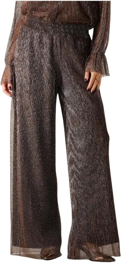 Notre-v Bronzen Pantalon voor stijlvolle vrouwen Brown Dames - Foto 5