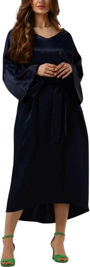 NOTRE-V Dames Jurken Nv-belle Midi Dress Donkerblauw - Foto 6