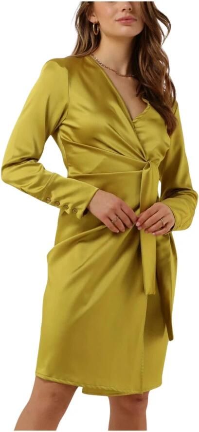 Notre-v Dames Jurken Nv-bijou Wrap Dress Yellow Dames - Foto 5