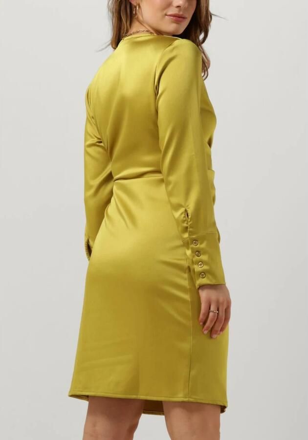 Notre-v Dames Jurken Nv-bijou Wrap Dress Yellow Dames - Foto 4