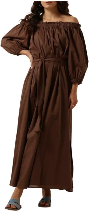 Notre-v Dames Jurken Nv-danya Off Shoulder Dress Brown Dames - Foto 3
