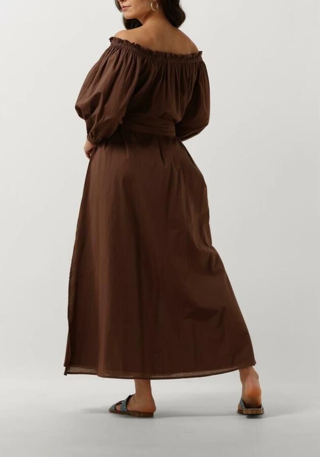 Notre-v Dames Jurken Nv-danya Off Shoulder Dress Brown Dames - Foto 1