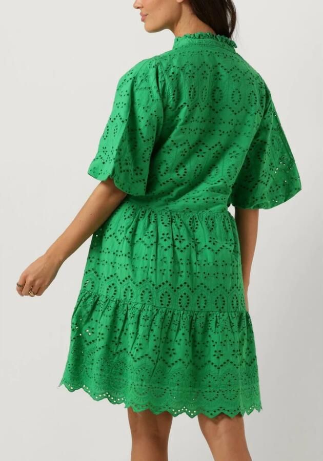 Notre-v Dames Jurken Nv-donna Dress Broderie Anglaise Dress Green Dames - Foto 2