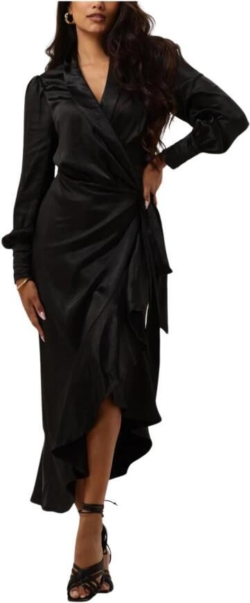 Notre-v Dames Jurken Nv-dorissa Satin Dress Black Dames - Foto 3