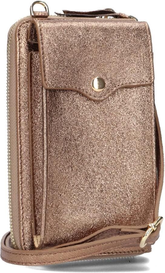 Notre-v Dames Schoudertassen Jackie Metallic Brown Dames