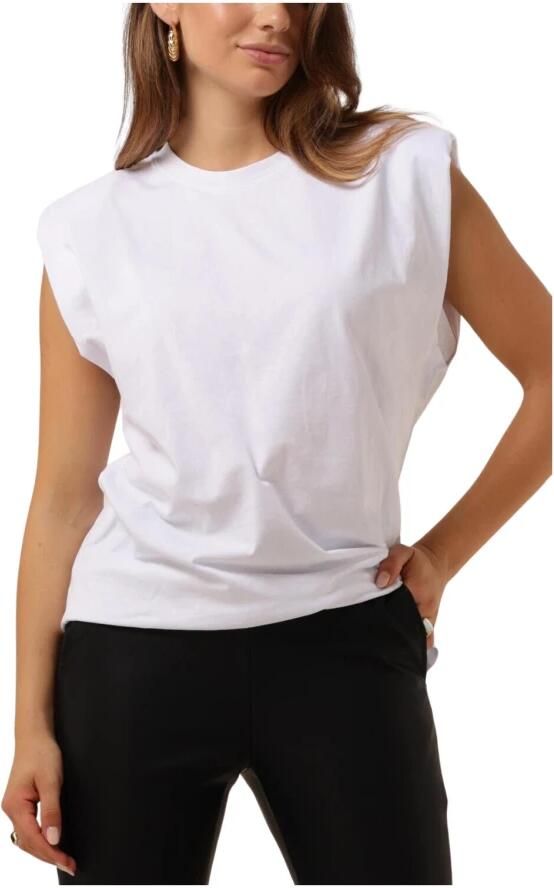 Notre-v Dames Tops & T-shirts Nv-cissie T-shirt White Dames