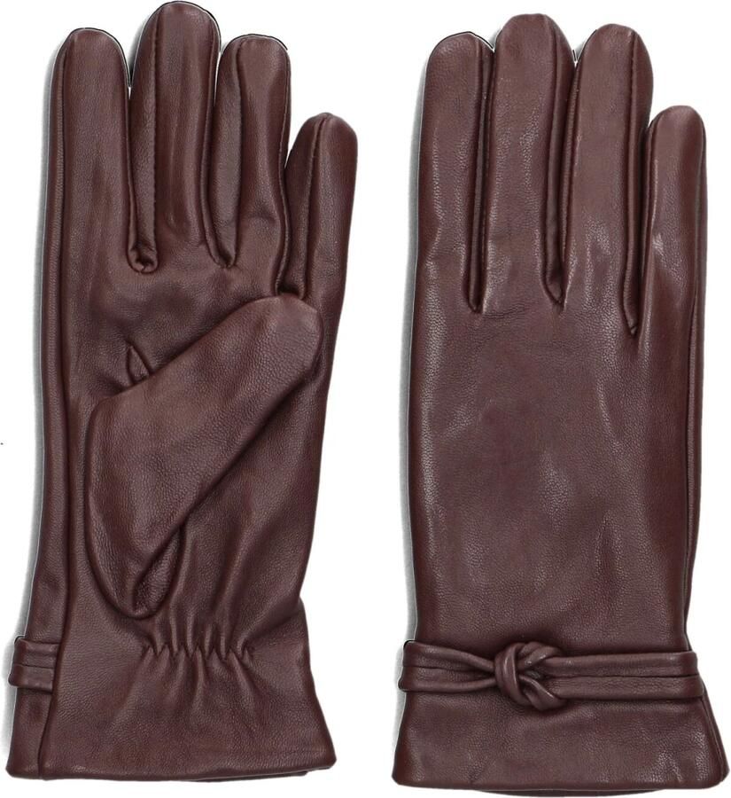 Notre-v Elegante Bordeaux Handschoenen voor Moderne Vrouwen Red Dames