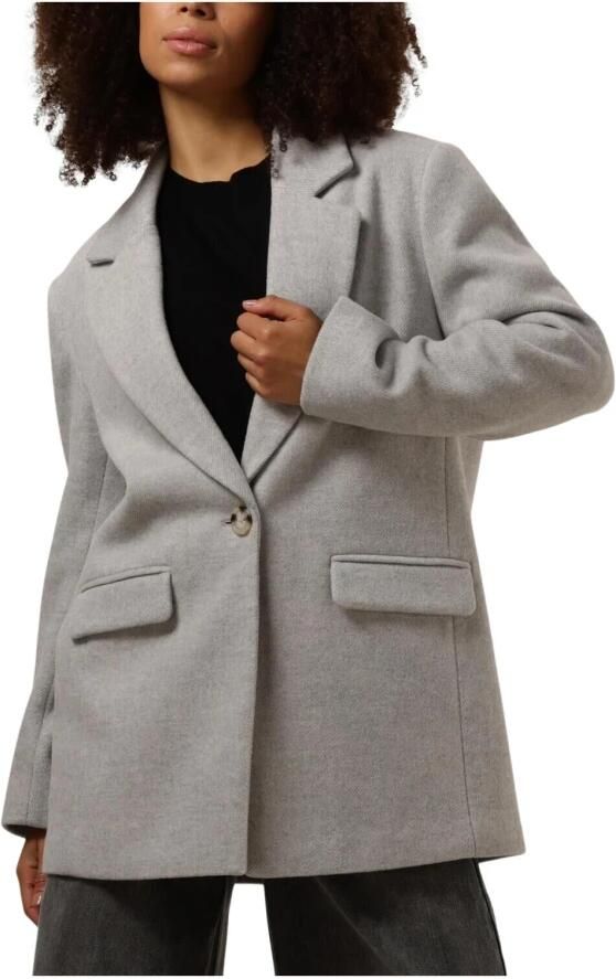 Notre-v Elegante lichtgrijze jas voor dames Gray Dames - Foto 7