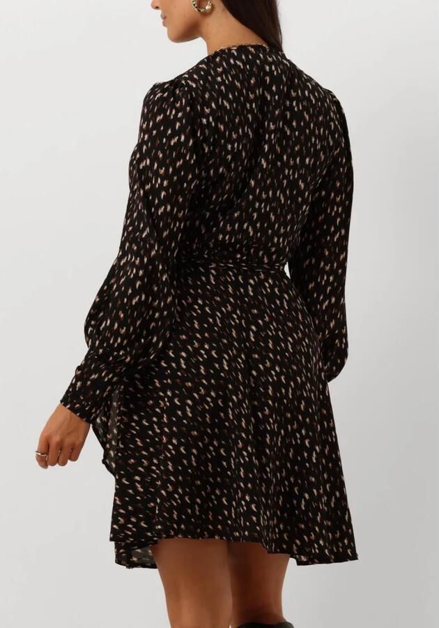 Notre-v Elegante Mini Jurk in Zwart en Bruin Black Dames - Foto 6