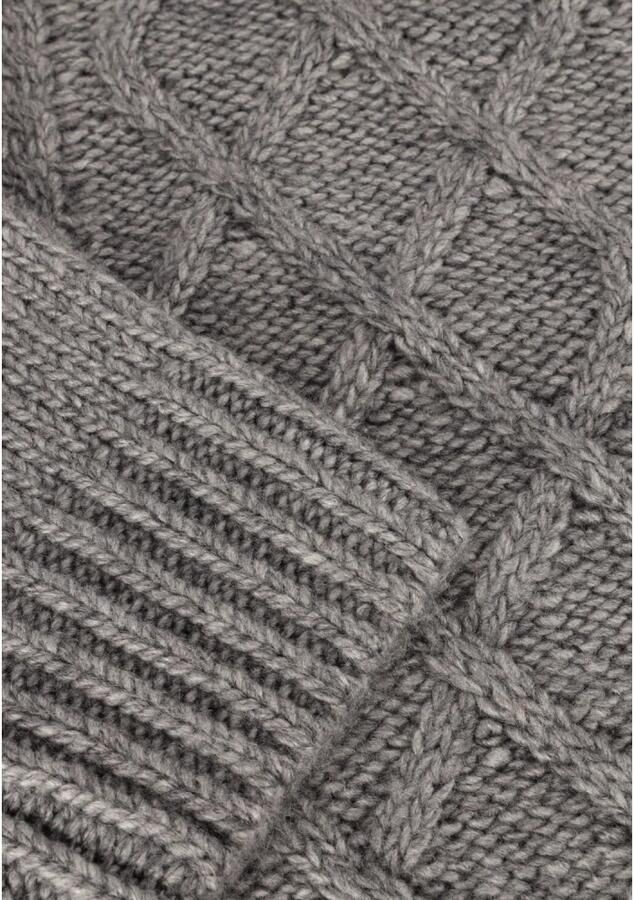 Notre-v Grijze Kabel Gebreide Mini Jurk Gray Dames - Foto 5