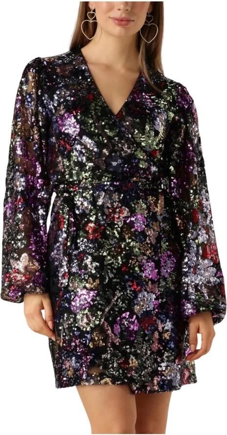 Notre-v Kleurrijke Mini Jurk met Speelse Charme Multicolor Dames - Foto 7