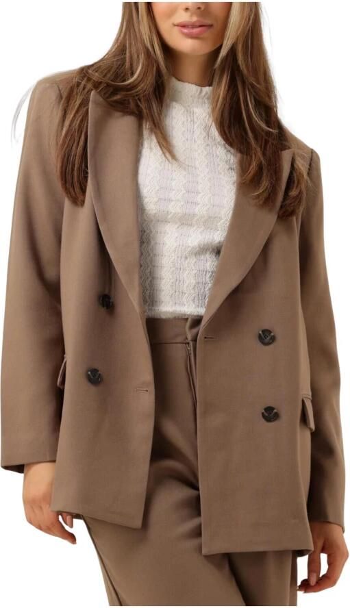 Notre-v Taupe Blazer Nv-Elaine Beige Dames - Foto 7