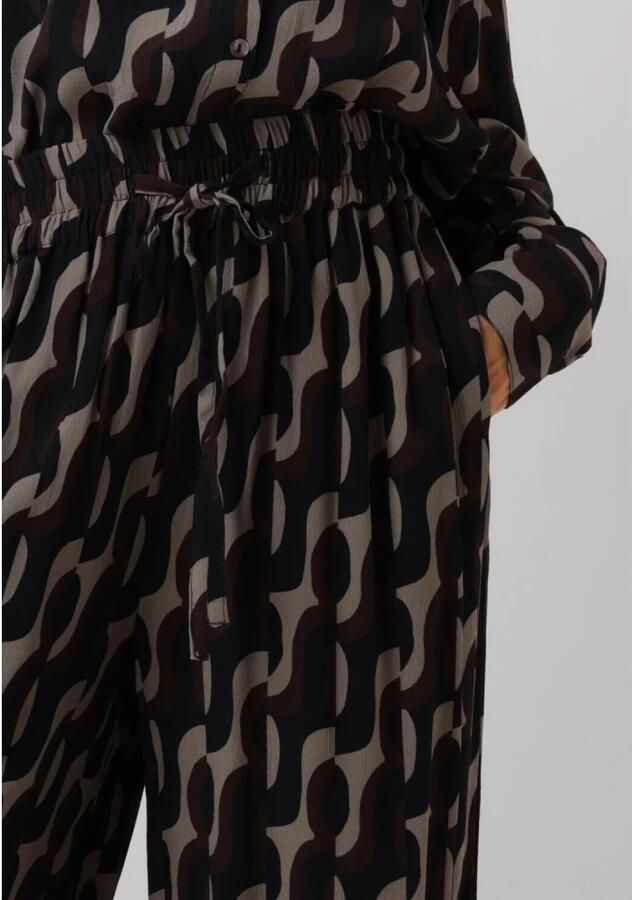 Notre-v Wijde Pijp Zwarte Broek Black Dames - Foto 4