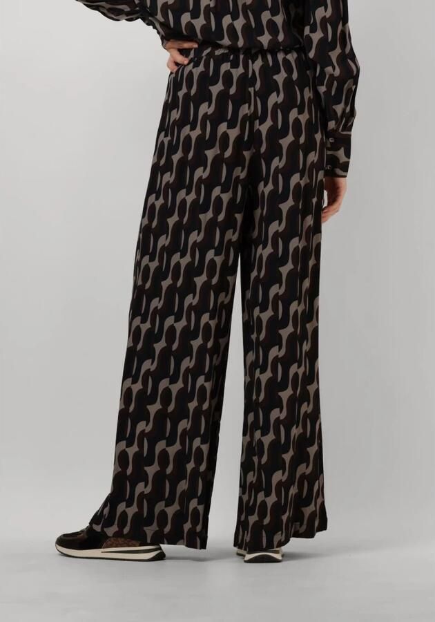Notre-v Wijde Pijp Zwarte Broek Black Dames - Foto 3