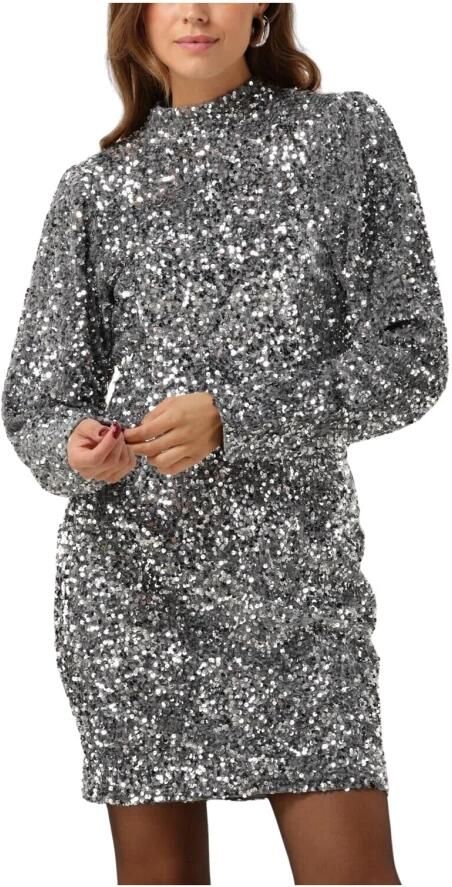 Notre-v Zilver Paillet Mini Jurk Gray Dames - Foto 7