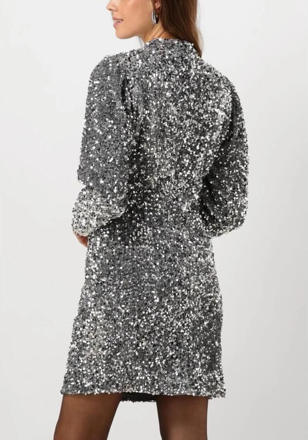 Notre-v Zilver Paillet Mini Jurk Gray Dames - Foto 6